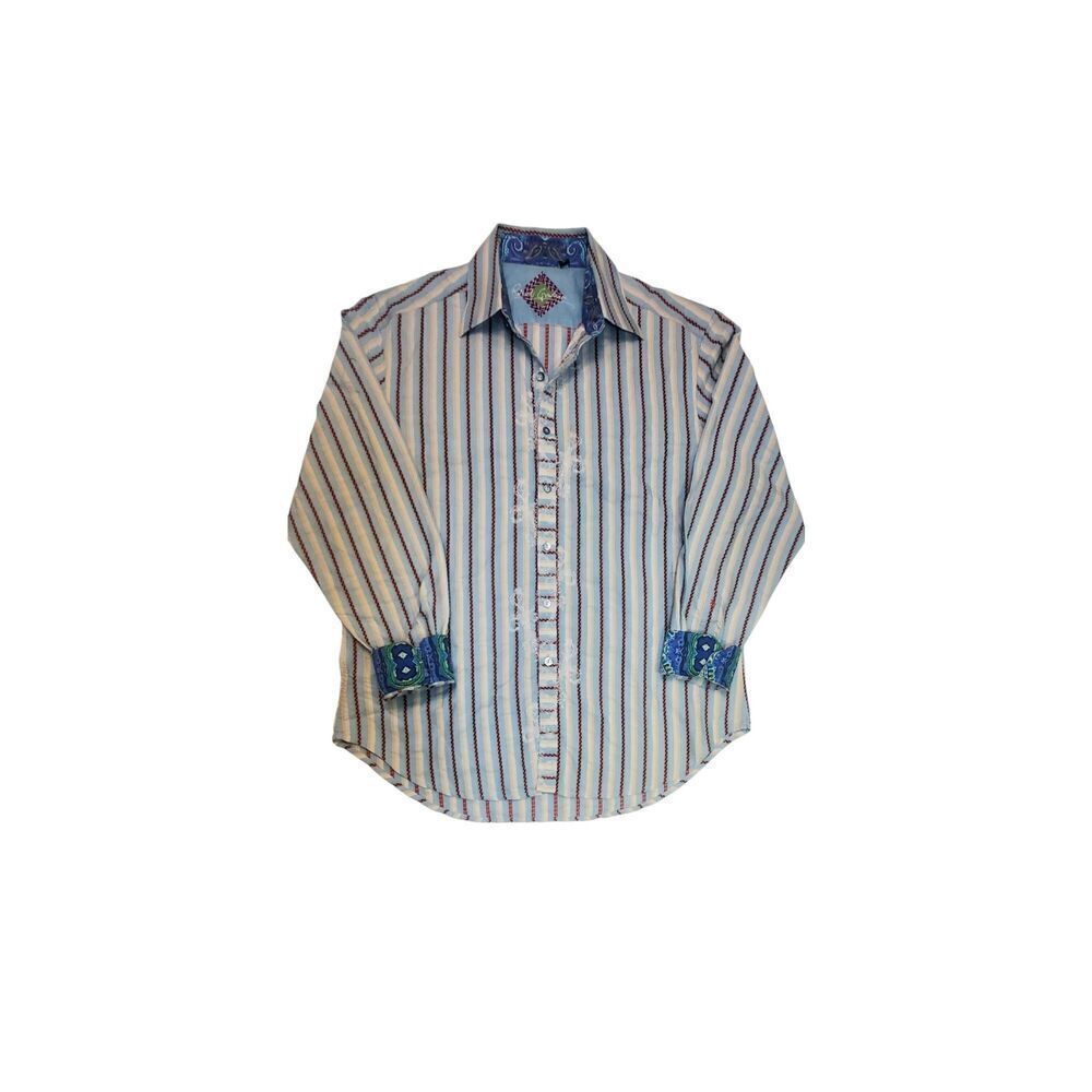 Robert Graham Long Sleeve Button Up Shirt Shirt Size XL